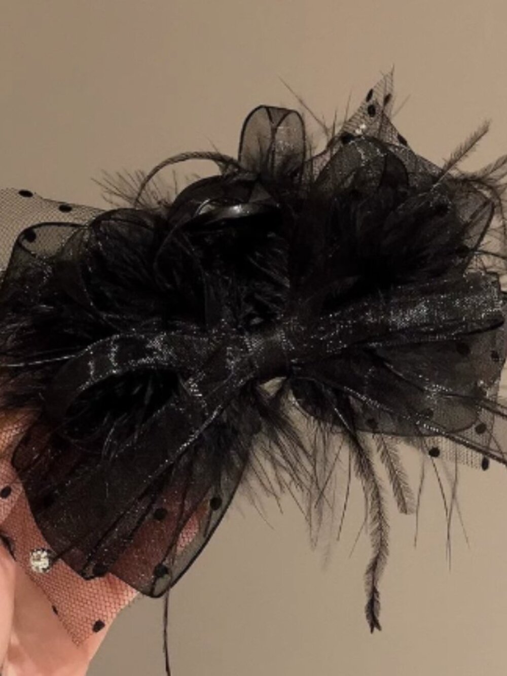 Women’s Oversized Satin Bow Hair Claw Clip